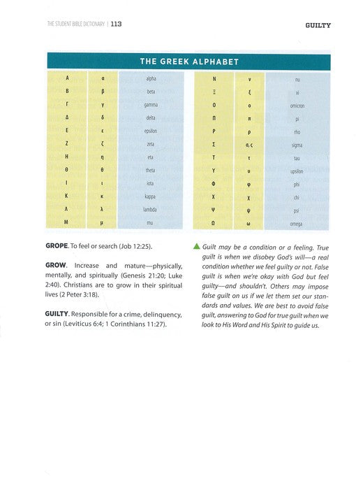 The Student Bible Dictionary, Expanded and Updated