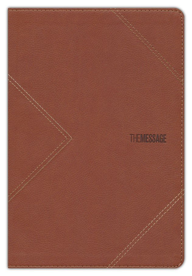 The Message Thinline, Large Print (LeatherLike, Arrow Saddle Tan), LeatherLike, Arrow Saddle Tan