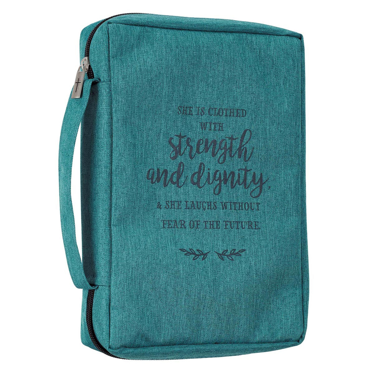 Strength And Dignity Teal Value Bible Cover