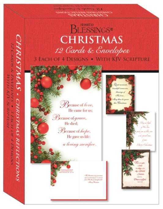 Card-Boxed-Shared Blessings-Christmas-Assorted/Celebrate And Sing (Box Of 12)