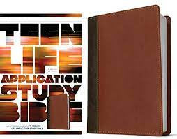 NLT Teen Life Application Study Bible, Imitation Leather, Brown