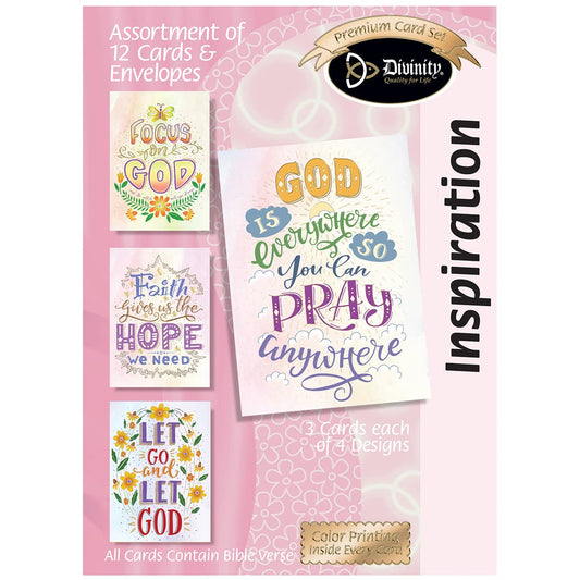 Divinity Boutique - Boxed Cards: Inspiration-Trendy Wording Gold accents