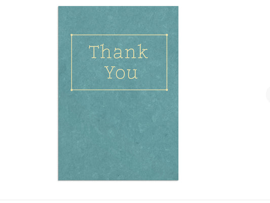 Thank You - Simply Stated - 12 Boxed Cards