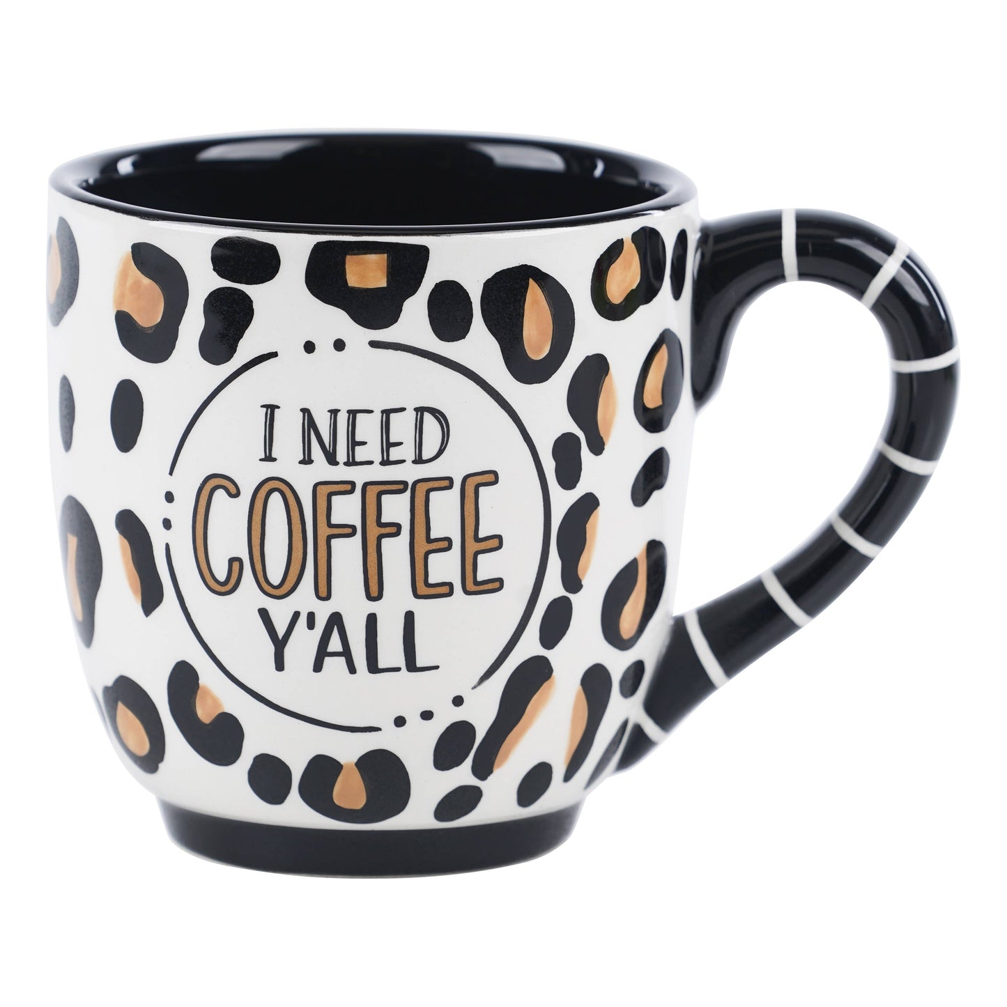 Glory Haus - Coffee Y'all Cheetah Mug