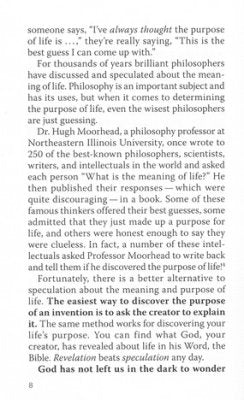 The Purpose-Driven Life: What on Earth Am I Here For? (Booklet)