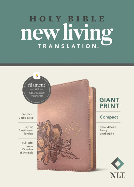 NLT Compact Giant Print Bible, Filament Enabled Edition