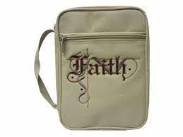 Canvas Bible Cover Faith Xl