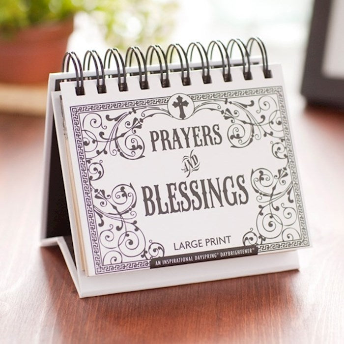 Calendar-Prayers And Blessings-Large Print (Day Brightener)