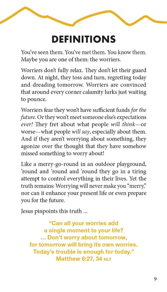 Worry: The Joy Stealer