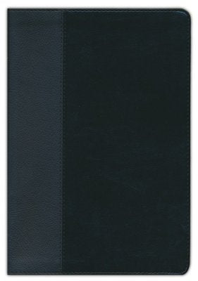 KJV Large-Print Thinline Reference Bible, Filament Enabled Edition--soft leather-look, black/onyx (indexed)
