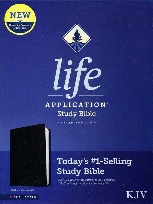 KJV Life Application Study Bible, Third Edition--bonded Leather, black