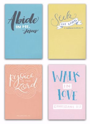 Card-Boxed-Thinking Of You-Bible Letters (Box Of 12)