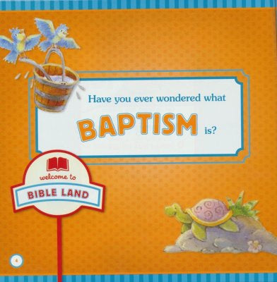 Tell Me about Baptism (with stickers & CD): Wonder Kids-Train 'Em Up