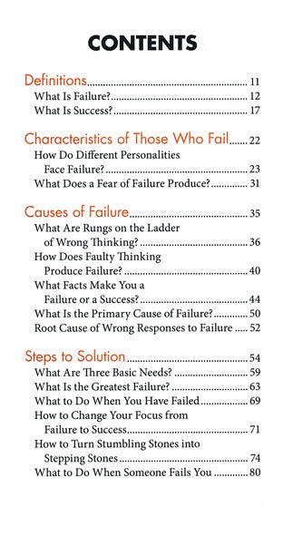 Success Through Failure [Hope For The Heart Series]