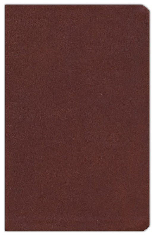 NLT Giant-Print Personal-Size Bible, Filament Enabled Edition--genuine leather, brown (indexed)