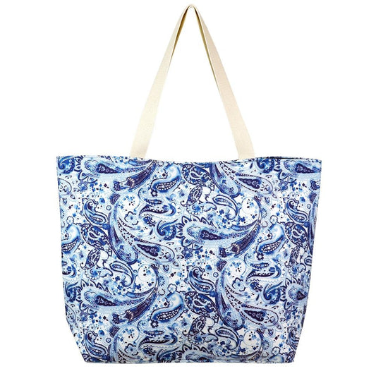 Paisley Print Tote Bag.