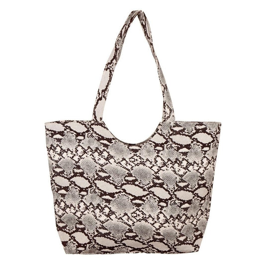 Snakeskin Tote Bag.