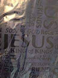 Names of Jesus Bible Cover (Navy, XL)