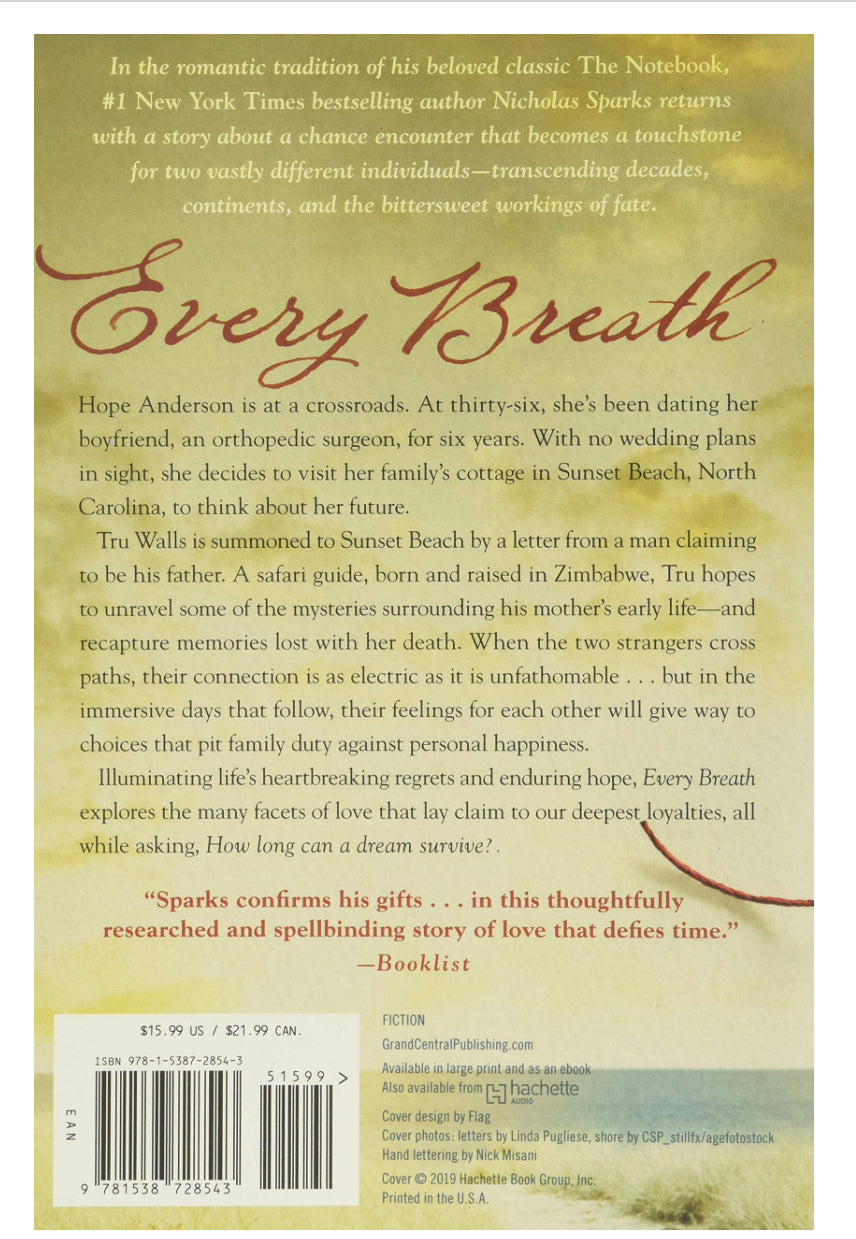 Every Breath Hardcover