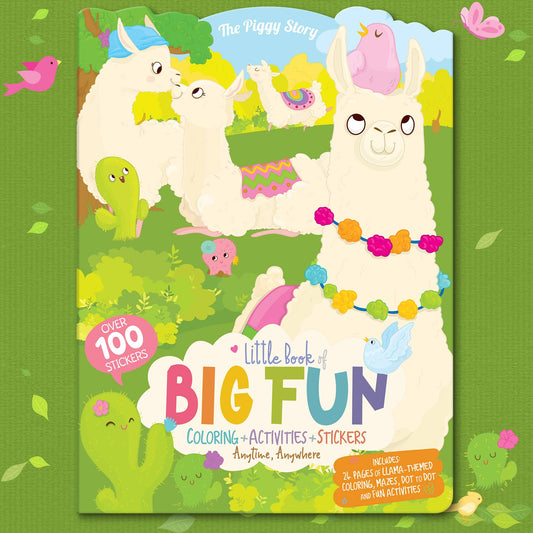 The Piggy Story - Little Book of Big Fun Activity Book | Lama Glama Llama