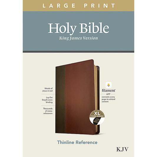 KJV Large Print Thinline Reference Bible, Filament Enabled Edition