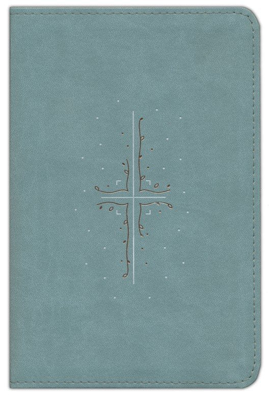NLT Filament Bible--soft leather-look, teal