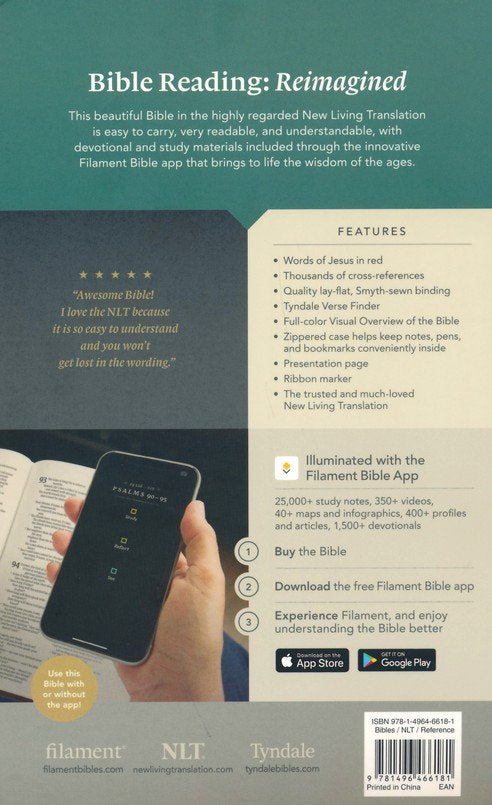 KJV Large Print Premium Value Thinline Bible, Filament Enabled Edition (Red Letter, LeatherLike, Black Celtic Cross