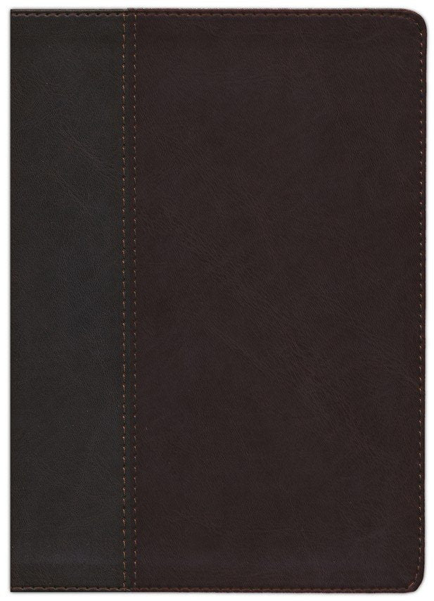 NLT Life Application Study Bible, Third Edition--soft leather-look, dark brown/brown (indexed)