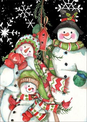 Snow Family Christmas Card Pack