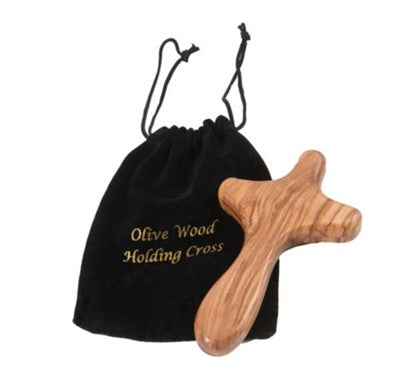 Olive Wood "Holding Cross"