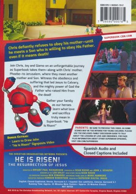 Superbook: He Is Risen! The Resurrection of Jesus, DVD