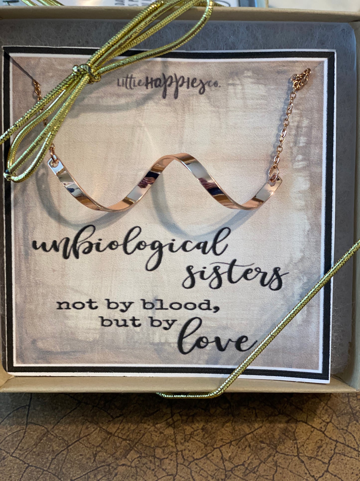 Unbiological Sisters: Best Friend Necklace
