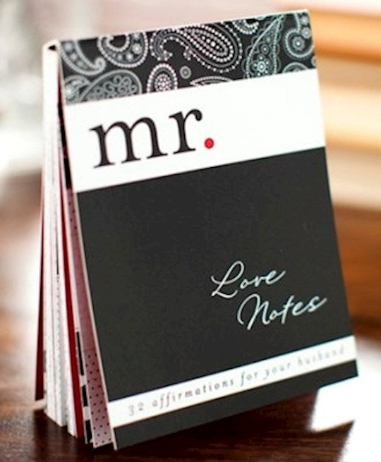 Note Card-Mr. Love Notes: 32 Affirmations For Your Husband (Pack of 32)