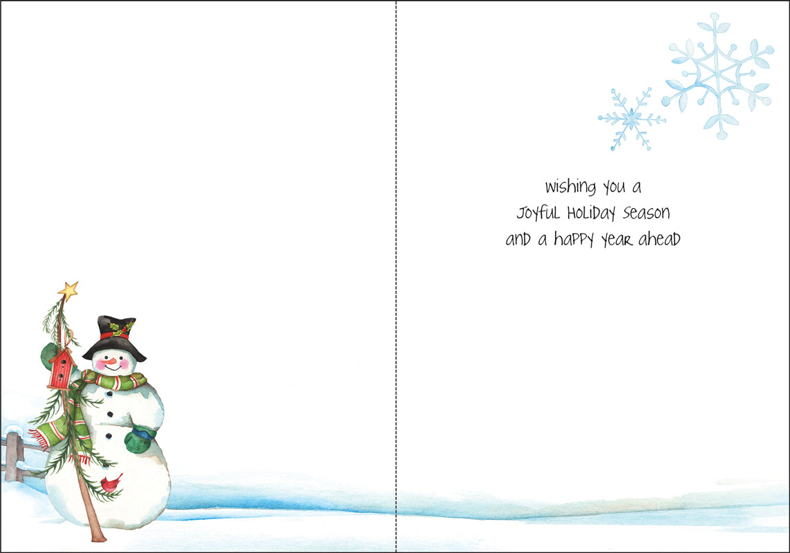 Snow Family Christmas Card Pack