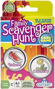 Family Scavenger Hunt Card Game