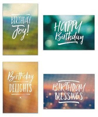 Birthday, Simply Stated Cards, Box of 12