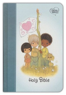 NKJV Precious Moments Small Hands Bible, Comfort Print--hardcover, teal