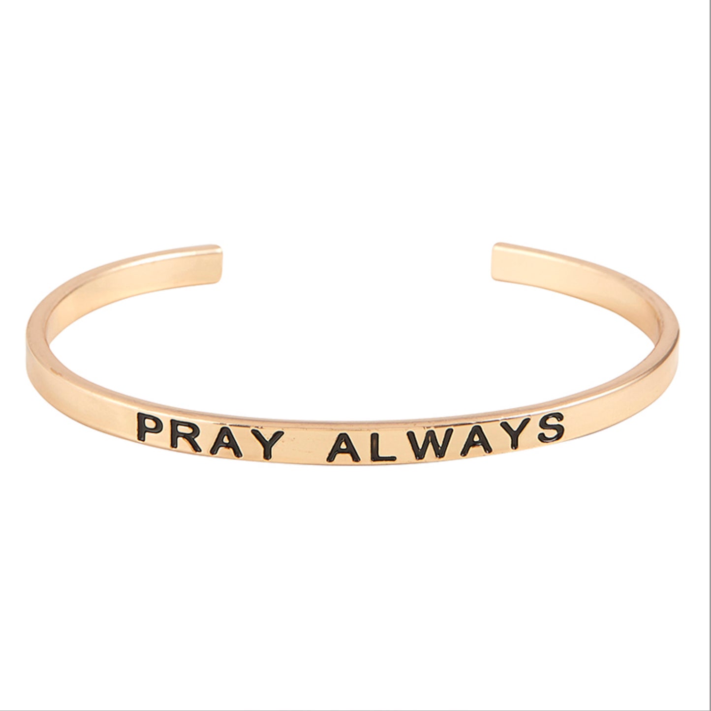 Pray Always Cuff Bracelet