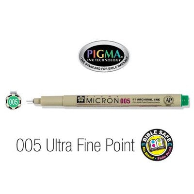 PIGMA Micron 005, Ultra Fine Bible Note Pen/Underliner