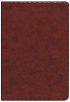 NLT Super Giant Print Bible, Filament Enabled Edition (Red Letter, LeatherLike, Brown, Indexed