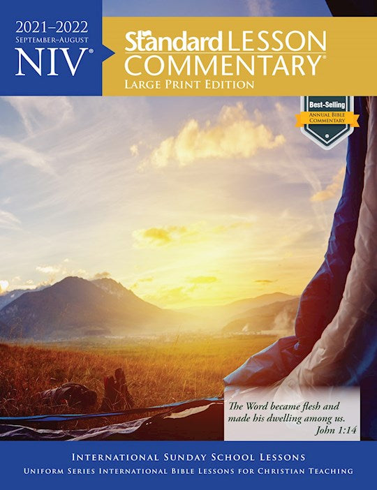 NIV Standard Lesson Commentary 2021-2022-Large Print Edition September 2021 - August 2022