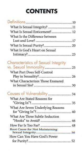 Sexual Integrity: Balancing Your Passion with Purity [Hope For The Heart Series]