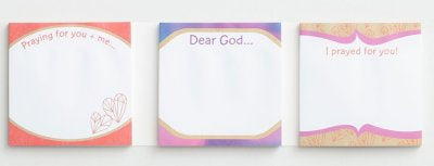 Sticky Note Set-You + Me Prayer Notes Stick A Prayer Anywhere!