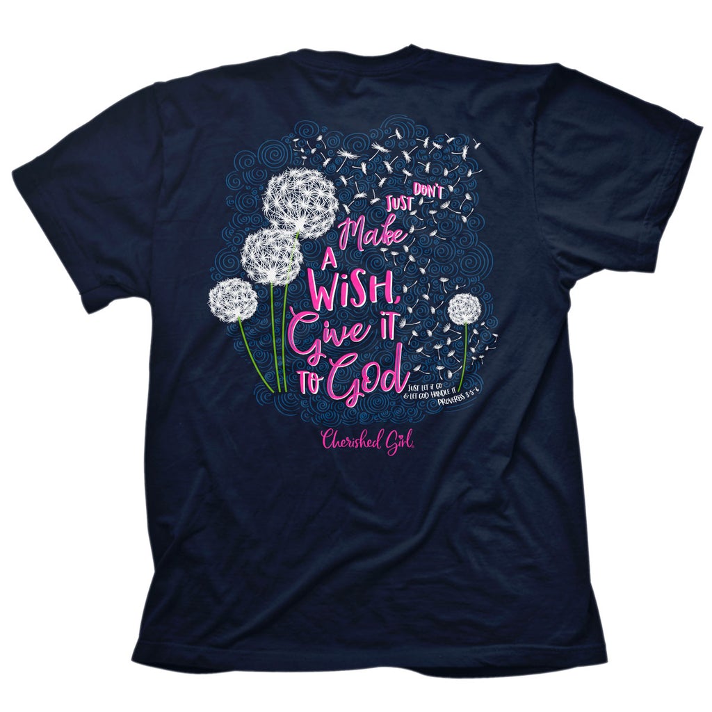 Cherished Girl Womens T-Shirt Dandelion