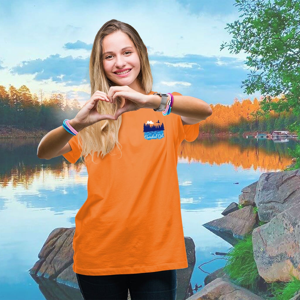 Cherished Girl Womens T-Shirt Life On The Lake