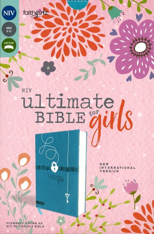 NIV Ultimate Bible for Girls--soft leather-look, teal