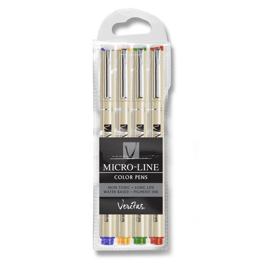 Veritas Micro Line Color Pens 4 Pack