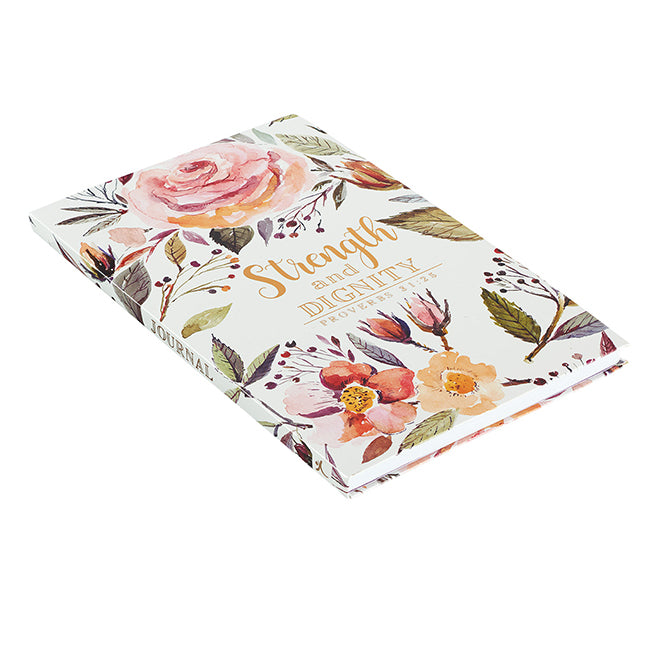 Strength and Dignity Journal, Flexcover, Floral