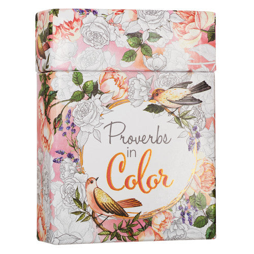 Psalms in Color and Proverbs in Color Coloring Cards