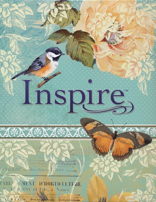 NLT Inspire Bible: The Bible for Creative Journaling, Teal